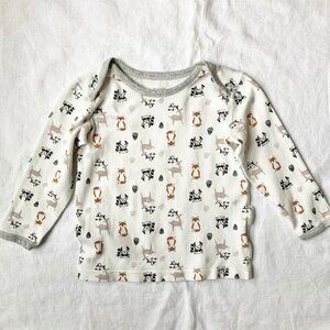 🪴5/$30 Nest Designs 18-24 Months 90cm Toddler Forest Animals Pajama Top